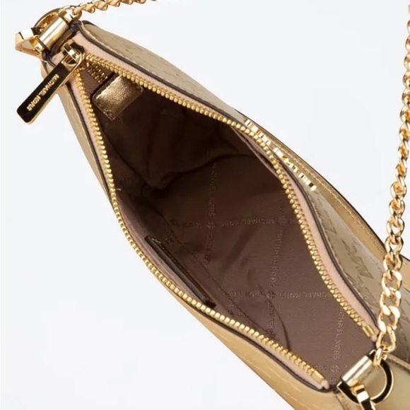 Michael Kors jet set travel pouchette pale gold - Picture 3 of 9